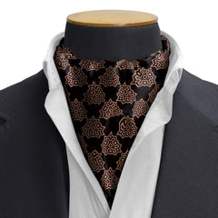 BROWN INDIGO SILK CRAVAT