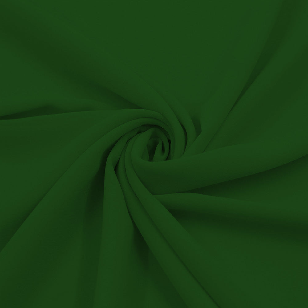 FOREST GREEN GEORGETTE SCARF