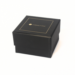 RADIANT GEM CRYSTAL & BROWN CUFFLINKS