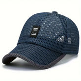 BLUE MESH LINK BASEBALL CAP