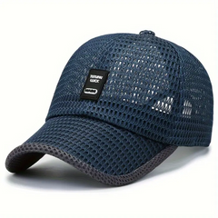 BLUE MESH LINK BASEBALL CAP