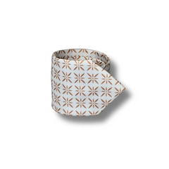 WHITE SPARKLES TIE SET