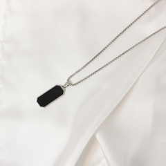 BLACK TAG MEN'S PENDANT AND CHAIN SET