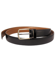 SWITCH STYLE BLACK AND TAN LEATHER BELT