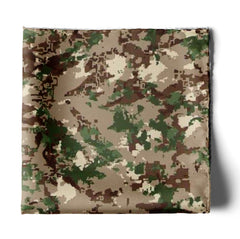 THE MILITARY CAMO SILK POCKET SQUARE
