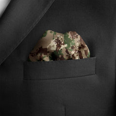 THE MILITARY CAMO SILK POCKET SQUARE