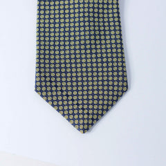 THE NAVY POLKA POCKET SQUARE & TIE SET