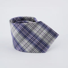 PURPLE PLAID TIE