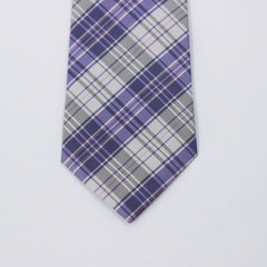PURPLE PLAID TIE