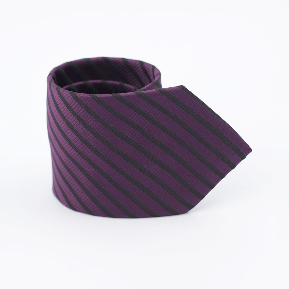 THE VINTAGE PURPLE STRIPED TIE