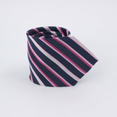 PINK & BLUE STRIPED TIE