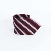 THE MAROON STRIPED TIE