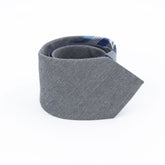 GREY & BLUE PLAID TIE