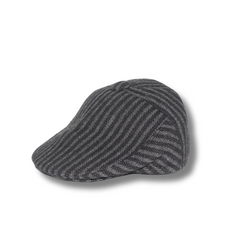 BLACK & GREY STRIPED IVY WINTER CAP