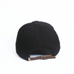 BLACK MINIMALSIT BASEBALL CAP