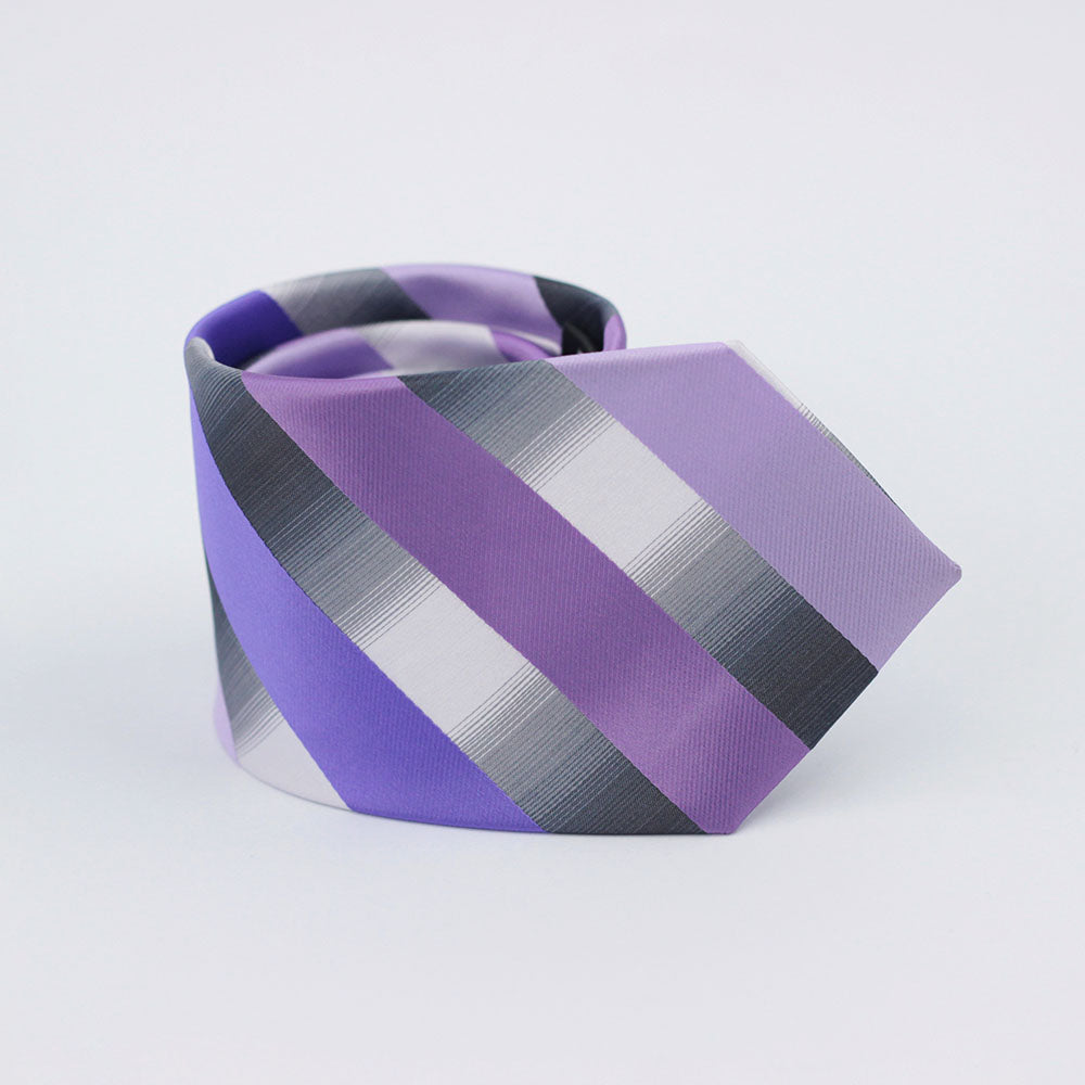 LILAC PALATTE WIDE STRIPED TIE