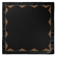 Obsidian Truck Art Dual-Sided Cravat and Pocket Squares Set