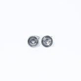 CRYSTAL ELEGANCE ROUND CUFFLINKS