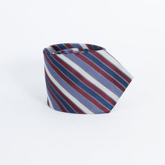 THE REGIMENTAL STRIPED TIE AND POCKET SQUARE SET