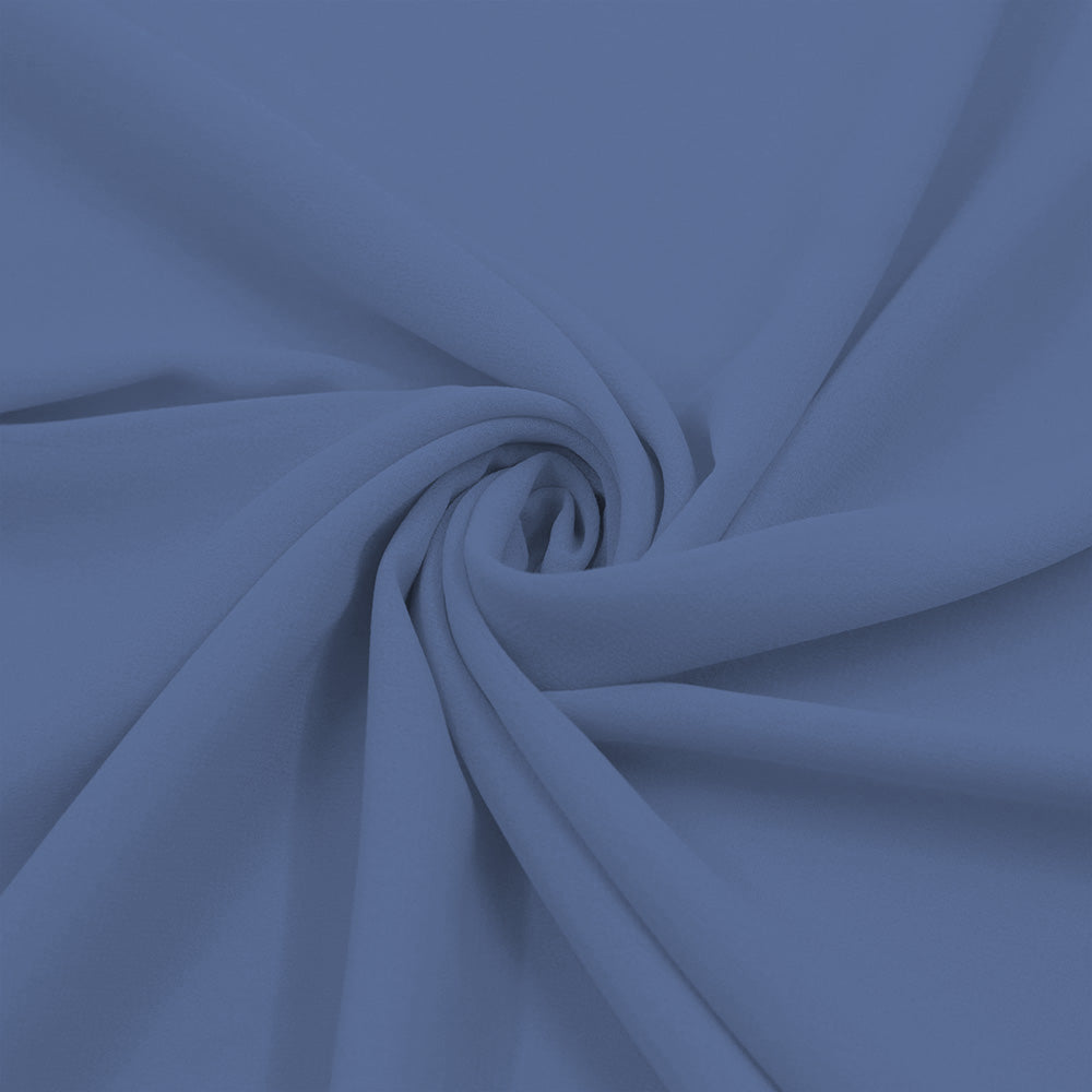 STONE BLUE GEORGETTE SCARF