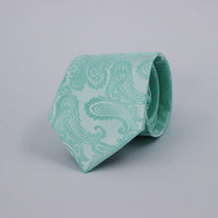 MINT GREEN PAISLEY FESTIVE TIE