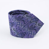 PURPLE PAISLEY FESTIVE TIE