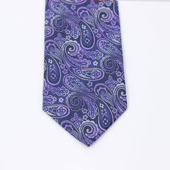 PURPLE PAISLEY FESTIVE TIE