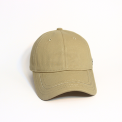BEIGE MINIMALIST BASEBALL CAP