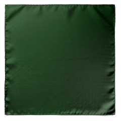 THE SOLID GREEN SILK POCKET SQUARE