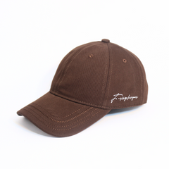 BROWN MINIMALIST BASEBALL CAP