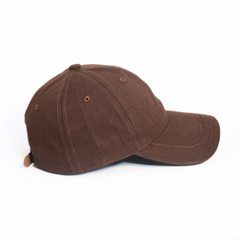 BROWN MINIMALIST BASEBALL CAP