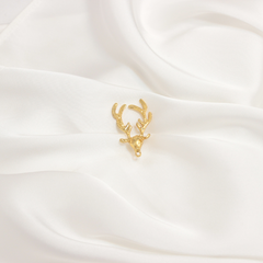 GOLD MINI STAG CHARM