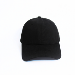 THE BLACK MINIMALIST COTTON CAP