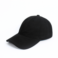 THE BLACK MINIMALIST COTTON CAP