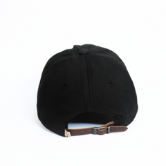 THE BLACK MINIMALIST COTTON CAP