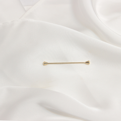 GOLD CLASSIC COLLAR PIN BAR