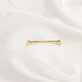 GOLD LOOPCLASP COLLAR PIN BAR