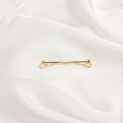 GOLD LOOPCLASP COLLAR PIN BAR