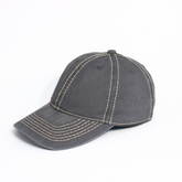 DUSTY GREY COTTON BASEBALL CAP