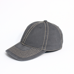 DUSTY GREY COTTON BASEBALL CAP