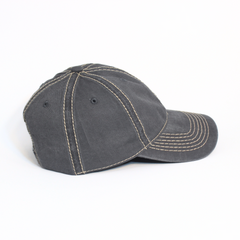 DUSTY GREY COTTON BASEBALL CAP