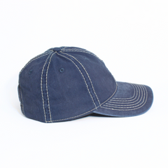 DUSTY BLUE COTTON BASEBALL CAP