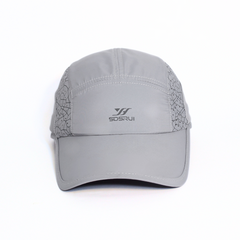 SILVER GREY VENTURA-MOSAIC PARACHUTE CAP