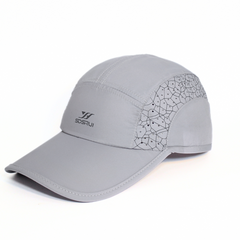 SILVER GREY VENTURA-MOSAIC PARACHUTE CAP