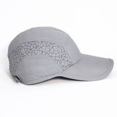 SILVER GREY VENTURA-MOSAIC PARACHUTE CAP
