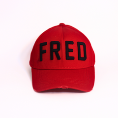 THE FRED CLASSIC RED BASEBALL CAP