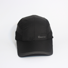 BLACK MESH-CORE PARACHUTE CAP