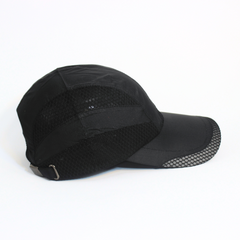 BLACK MESH-CORE PARACHUTE CAP