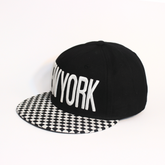 NY CHECKMATE SNAPBACK CAP