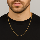SQUAREWEAVE MEN’S GOLD CHAIN